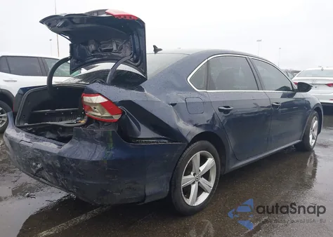 2012 Volkswagen Passat 2.0L Tdi Se z USA, uszkodzony, nr VIN 1VWBN7A34CC102302